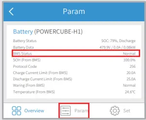 GoodWe BT Series - battery mode4