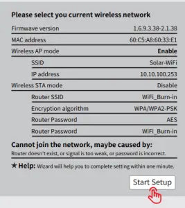 GoodWe BT Series - set up