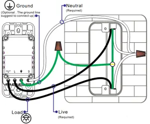 INSTALL THE WALL SWITCH