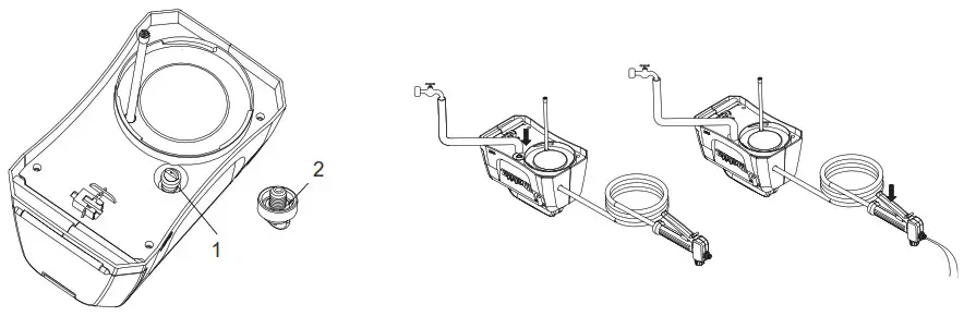 makita DUS054 Cordless Garden Sprayer - CLEANING TH E PUMP