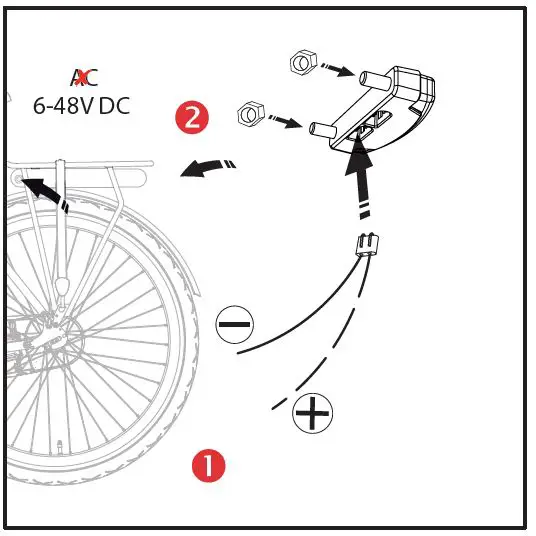 spanninga Pimento-Brake E-Bike Light-1