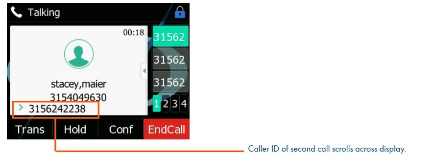 Yealink T33G SIP Phone- Caller ID