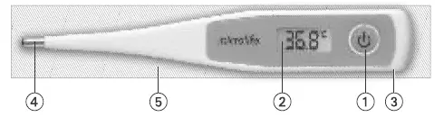microlife MT 500 Digital Thermometer featured 1