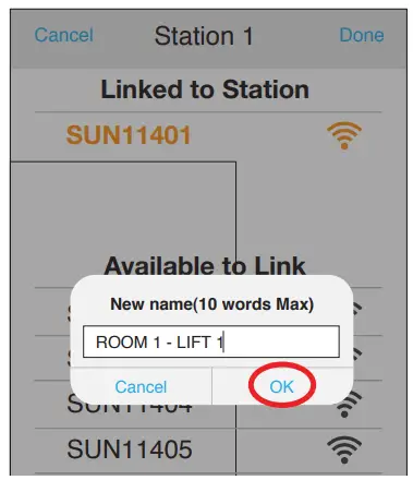 RENAMING A LIFT DEVICE