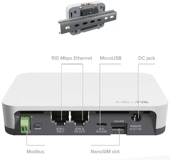 MikroTiK RB924i 2ND BT5 KNOT Router and Wireless IoT Gateway - Wiliot tag