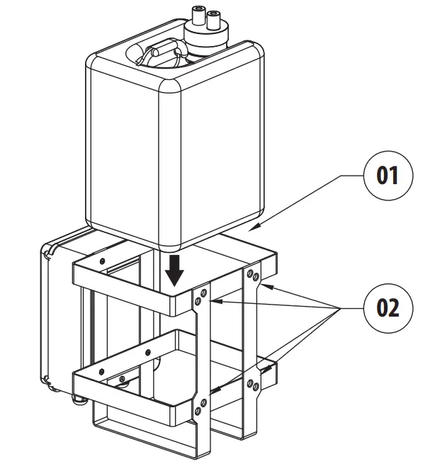 VIDEOTEC Was 5 or 23 Liter Tank with Pump - fig 11