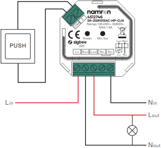 namron 4512746 - Wiring d iagram 1