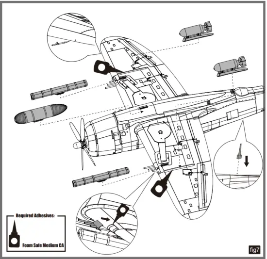 Fms 1500MM P 47 Razorback Warbird with Reflex - fig7