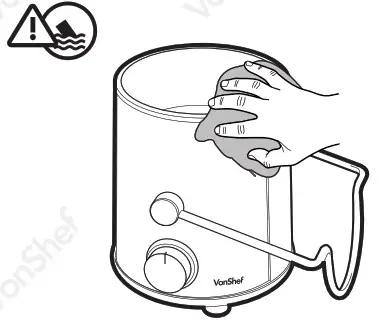 VonHaus 2515109 2 in 1 Lawn Scarifier Electric Garden Lawn Rake 1500W - Damp