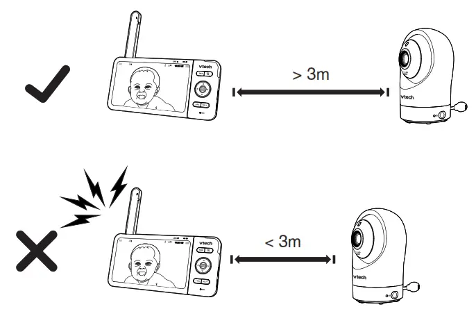 vtech 5-inch Smart Wi-Fi -r parent unit