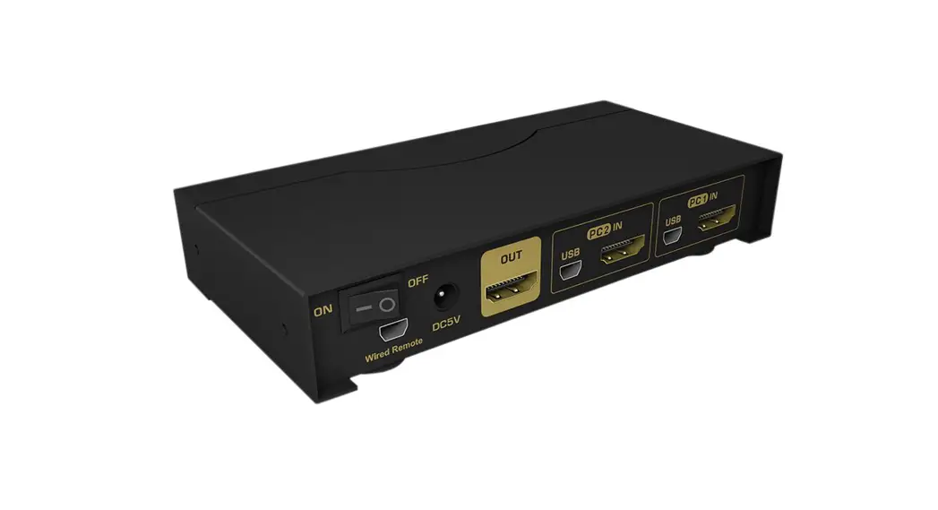 Icy Box Ib-kvm8801-hu2 2-port Kvm Switch User Manual