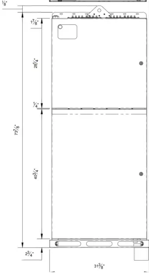 View QDM-05-000093 Control Panel 5.0 User Guide Dimensions