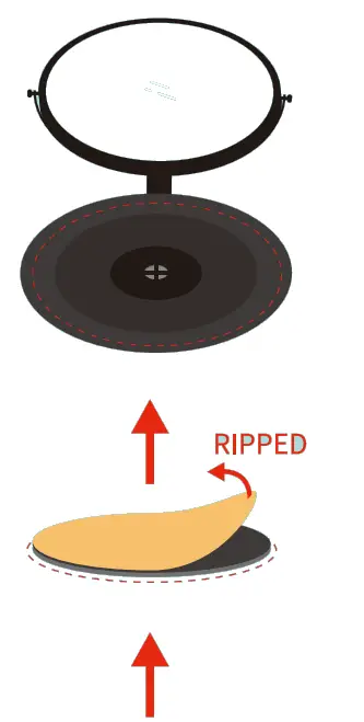 GETPRO HD CY SM 0707BK Freestanding Bathroom Makeup Mirror - fig 3