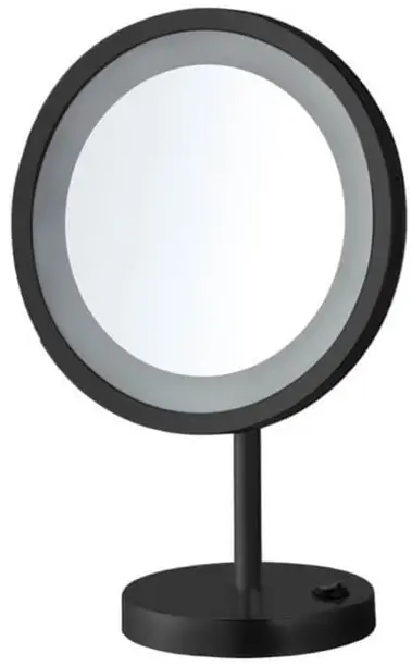 GETPRO HD CY SM 0707BK Freestanding Bathroom Makeup Mirror