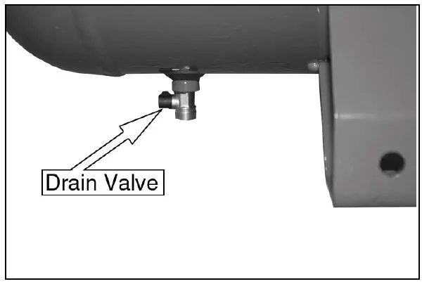 Clarke BOXER II 200L BELT DRIVEN AIR COMPRESSOR - DRAINING THE RESERVOIR