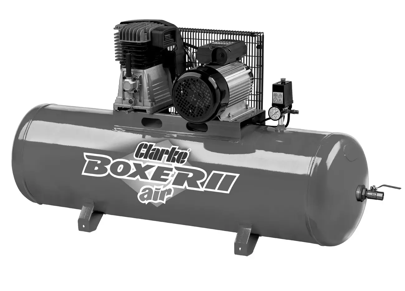 Clarke BOXER II 200L BELT DRIVEN AIR COMPRESSOR - cover