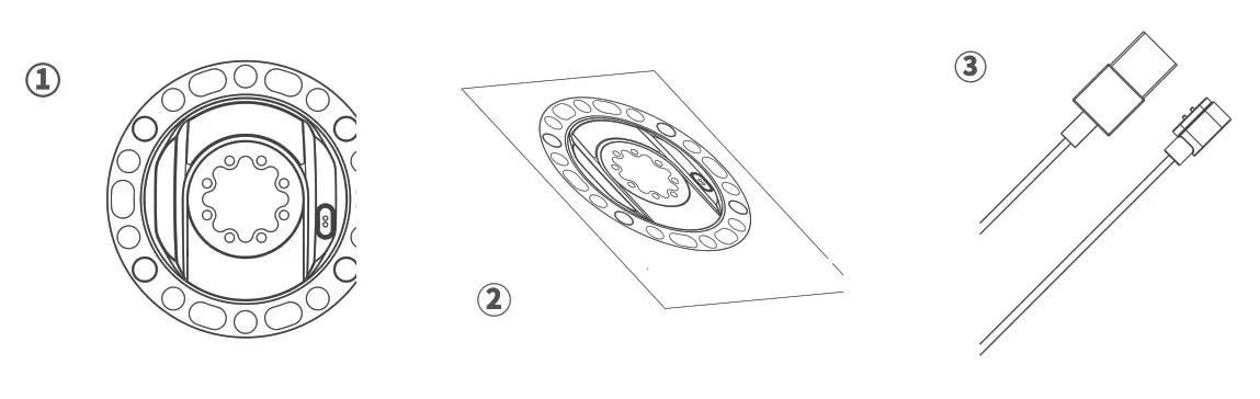 Magene P505 Dual Protocol Spider Power Meter - fig