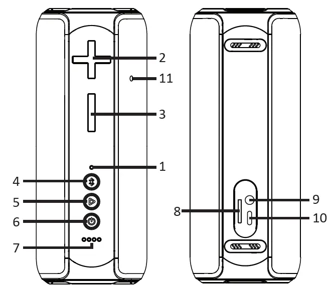 welldy OZ-E300 Outdoor Wireless Speaker 1