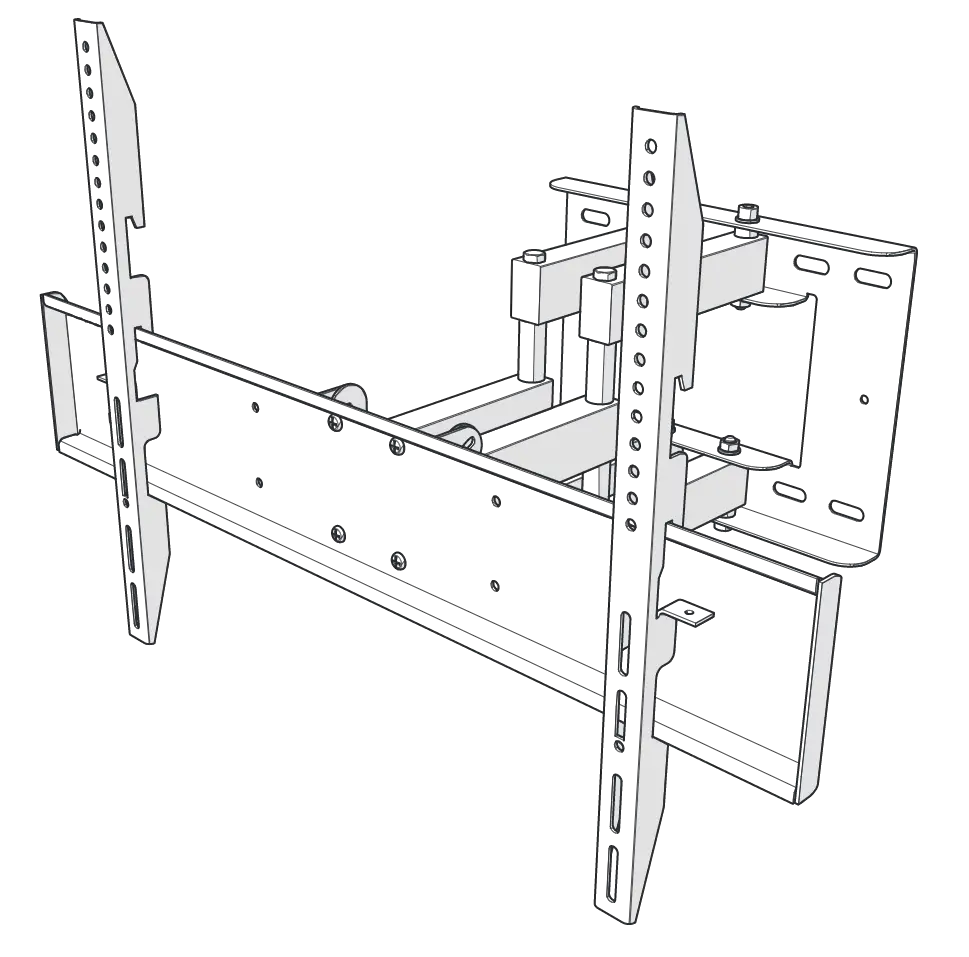 Nedis Tvwm3551bk Full Motion Tv Wall Mount User Manual Nedis Tvwm3551bk Full Motion Tv Wall Mount User Manual