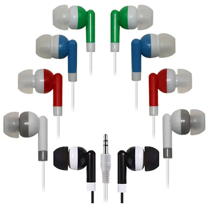 Bulk Earbuds 50 Pack Multi Colored For Classroom,hongzan Wholesale Earbuds-complete Features/user Manual