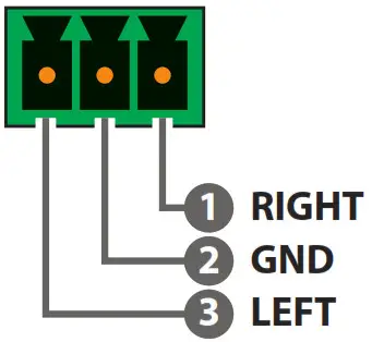 CYP PUV UEA UHD Plus HDMI over HDBaseT3 Receiver - Pinout Terminal Block 1