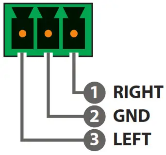 CYP PUV UEA UHD Plus HDMI over HDBaseT3 Receiver - Pinout Terminal Block 2
