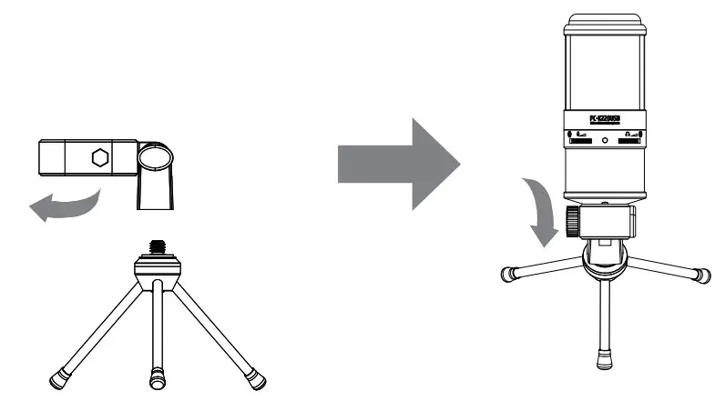 TAKSTAR PC K220USB Digital Recording Microphone - figure 2