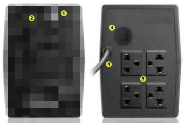 smartbitt 600VA uninterruptible power supply - fig1