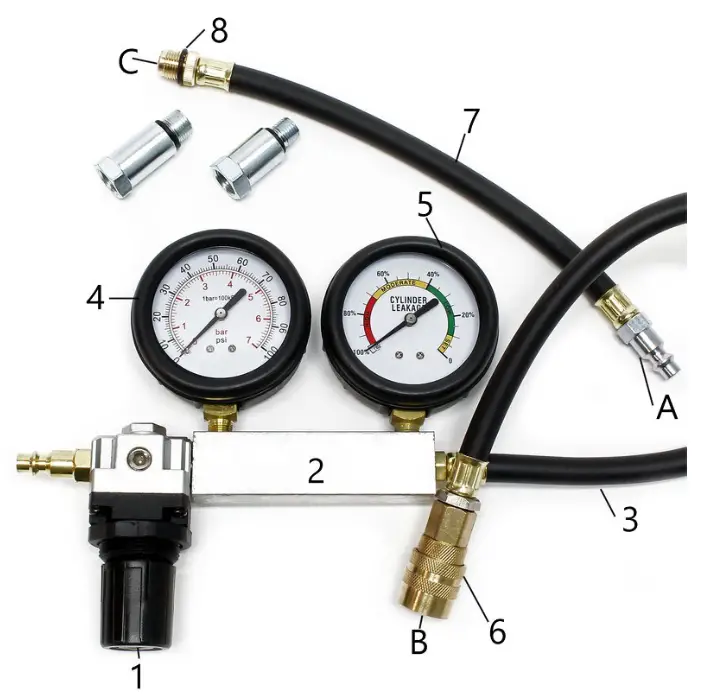 WILDANGER TECHNIK 51726 Compression Pressure Tester - fig 1
