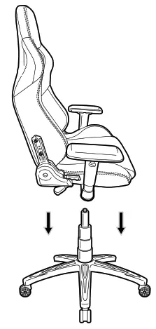 CORSAIR TC200 Gaming Chair - base.