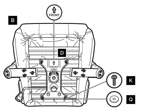 CORSAIR TC200 Gaming Chair - bolts