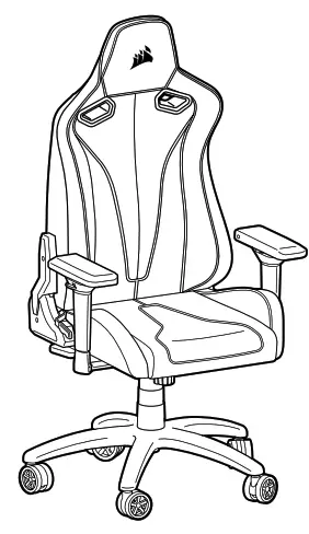 CORSAIR TC200 Gaming Chair - relax.