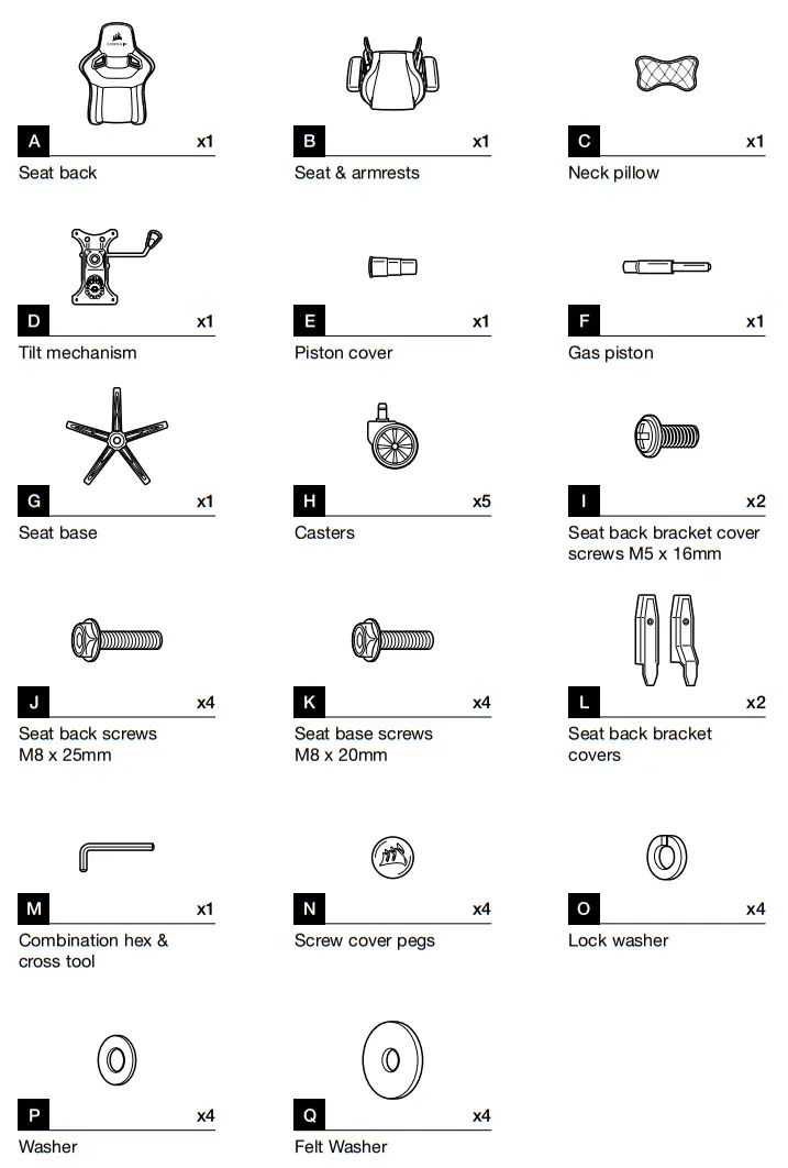 CORSAIR TC200 Gaming Chair