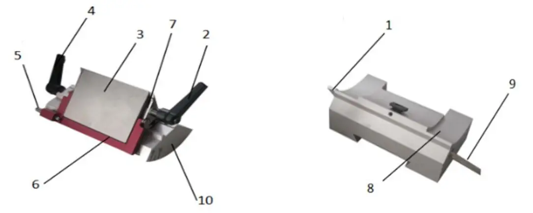Assembling the blade holder and base