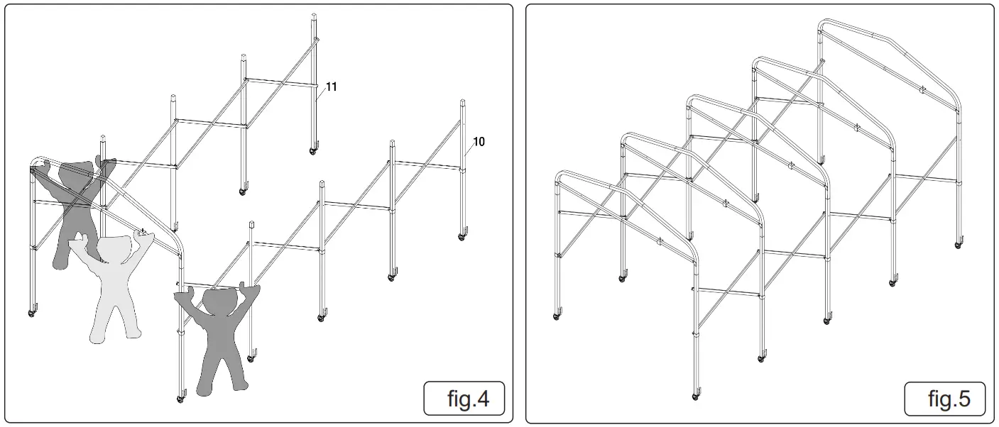 SEALEY FGE01 EXTENDING STEEL GARAGE EXTENSION - fig5