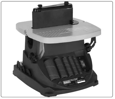 SEALEY SM1300 Oscillating Belt Spindle Sander-3