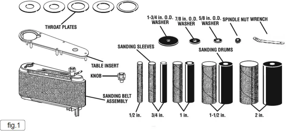 SEALEY SM1300 Oscillating Belt Spindle Sander-4