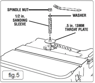 SEALEY SM1300 Oscillating Belt Spindle Sander-6
