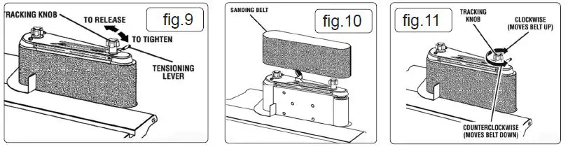 SEALEY SM1300 Oscillating Belt Spindle Sander-9