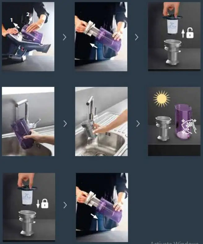 Rowenta RH9639WO Handstick Cordless XForce 860 Allergy - FIG 14