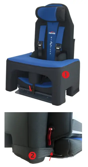 Hernik KidsFlex Postural Paediatric Car Seat-11