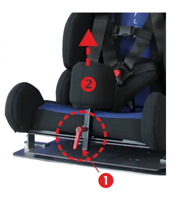 Hernik KidsFlex Postural Paediatric Car Seat-13