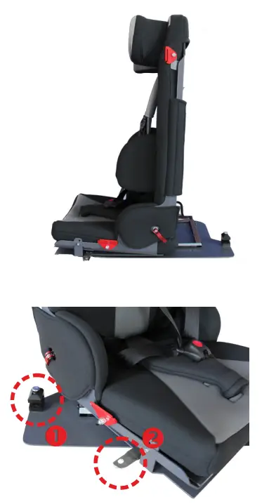 Hernik KidsFlex Postural Paediatric Car Seat-16