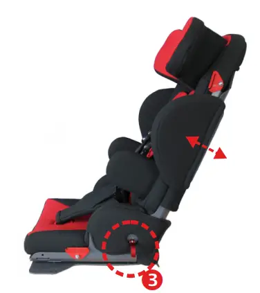 Hernik KidsFlex Postural Paediatric Car Seat-5