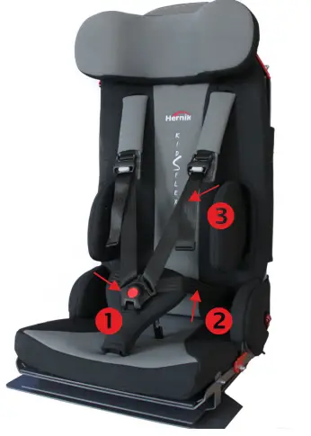 Hernik KidsFlex Postural Paediatric Car Seat-6