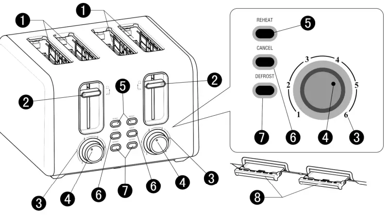 ank- LD-T7009-Toaster-User-FIG-1