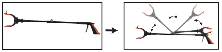 KEKOY LR44 Foldable Grabber Reacher Tool-fig2