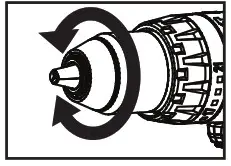 TECCPO Cordless Hammer Drill - anti-clockwise