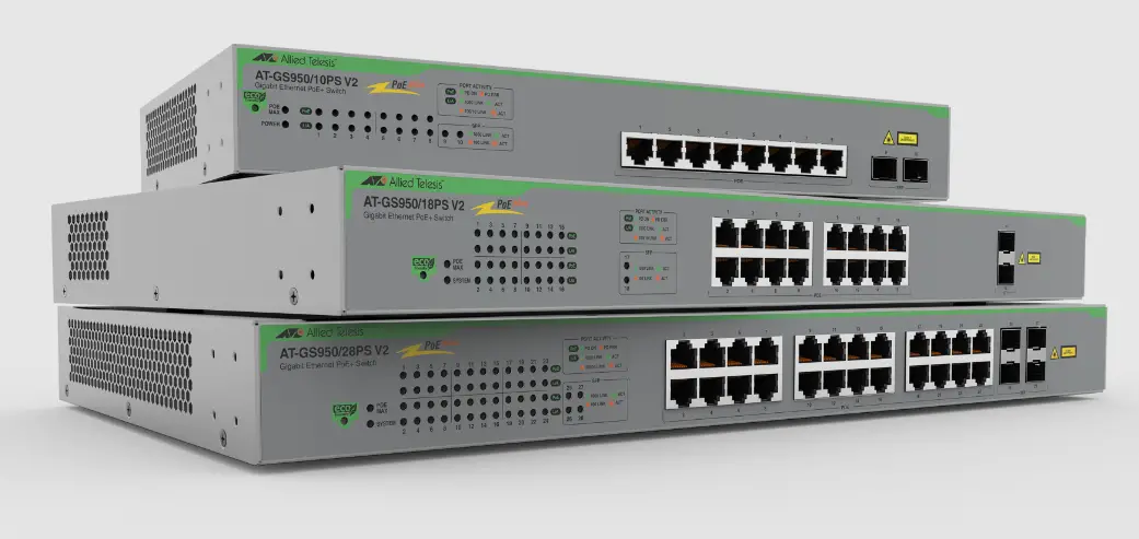 Allied- Telesis -GS950PS- V2 Series- Gigabit -WebSmart -Ethernet- Switches- product