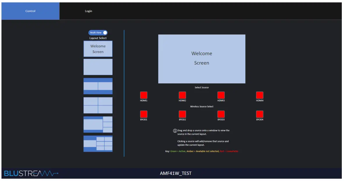 BLUSTREAM AMF41W Multi Format Presentation Hub - setting 14